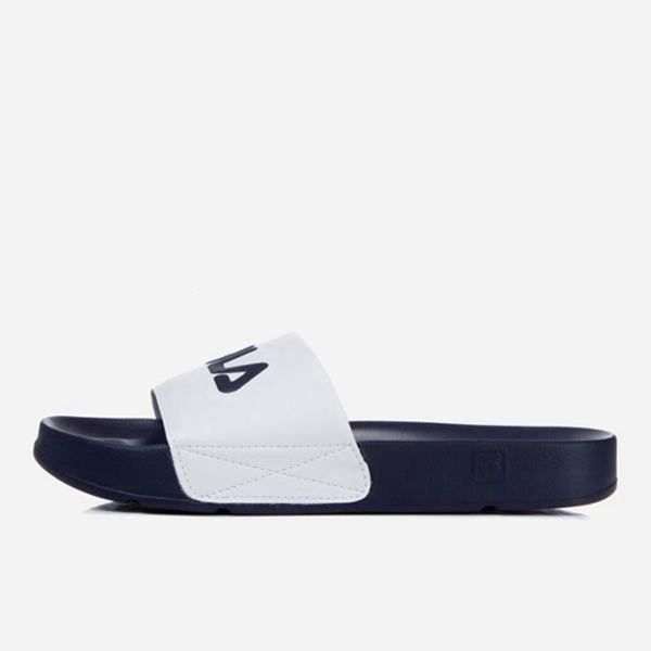 Fila Drifter Men's Sandals - White/Navy,NZ 213-8796